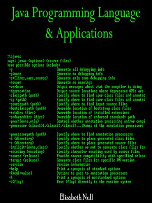 cover image of Java Programming Language & Applications